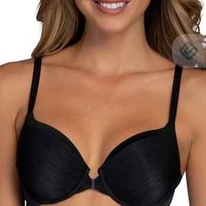Vanity Fair Black Illumination Front Close Bra 38C